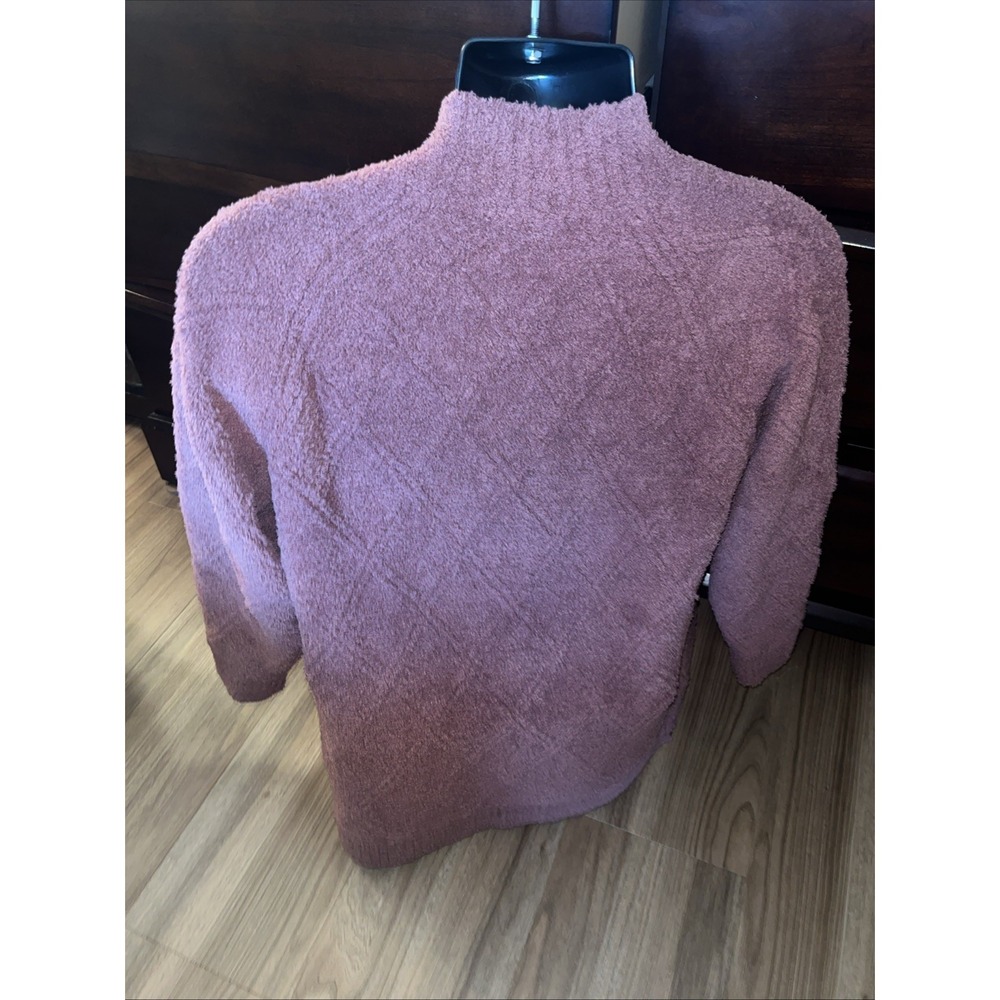 Barefoot Dreams Cardigan Cozychic Sweater Soft Open Front Size Small Light Rust - Picture 4 of 7